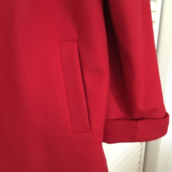 Red Wool Coat - Picture 8 of 9